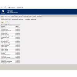 Tandberg Ericsson RX1290/HWO/IP/GIGE IP SD/HD AAC IP Aligned Audio All Licenses